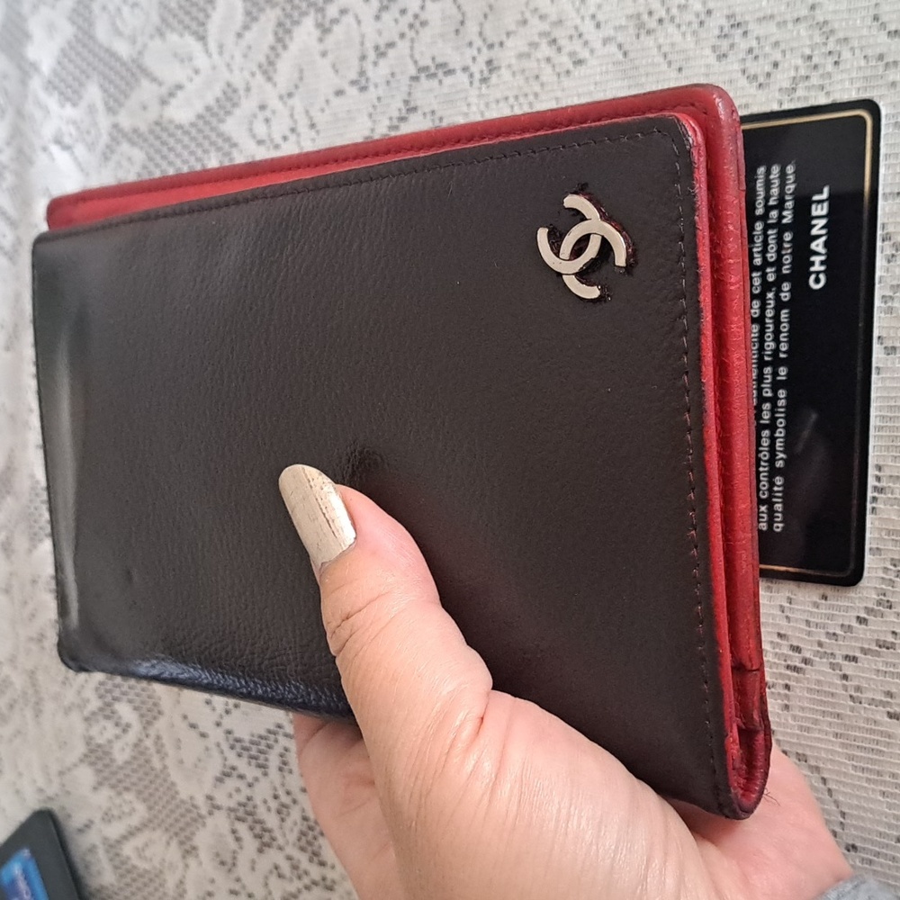 Authentic Vintage Chanel Wallet Checkbook France - Picture 2 of 8